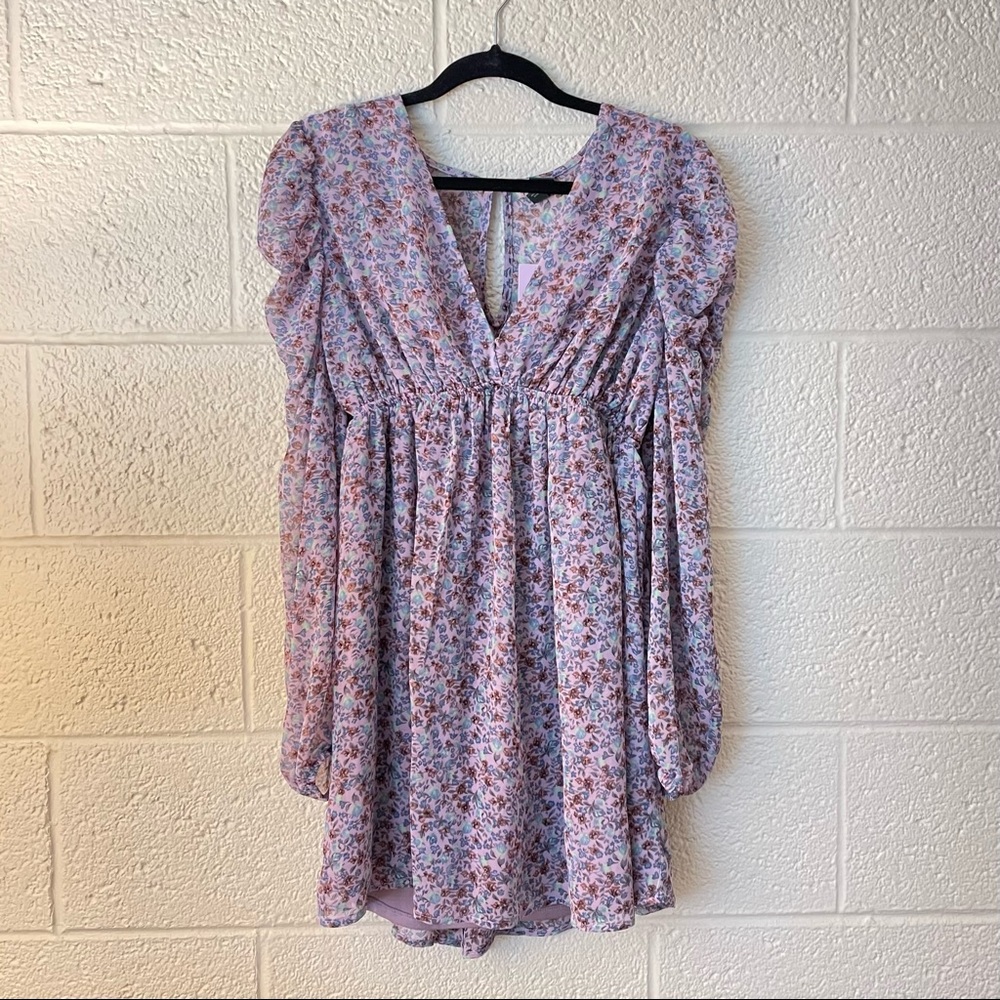 Brand new purple floral Target mini dress!